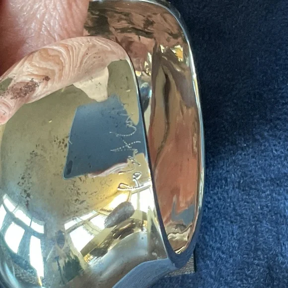 Robert Lee Morris Signed Vintage Bagel Cuff Bracelet Sterling Silver EUC ~$1200 - Picture 6 of 12